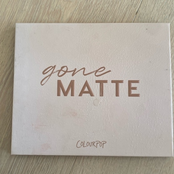 Colourpop Gone Matte  matte pressed powder eyeshadow palette. - Picture 2 of 6